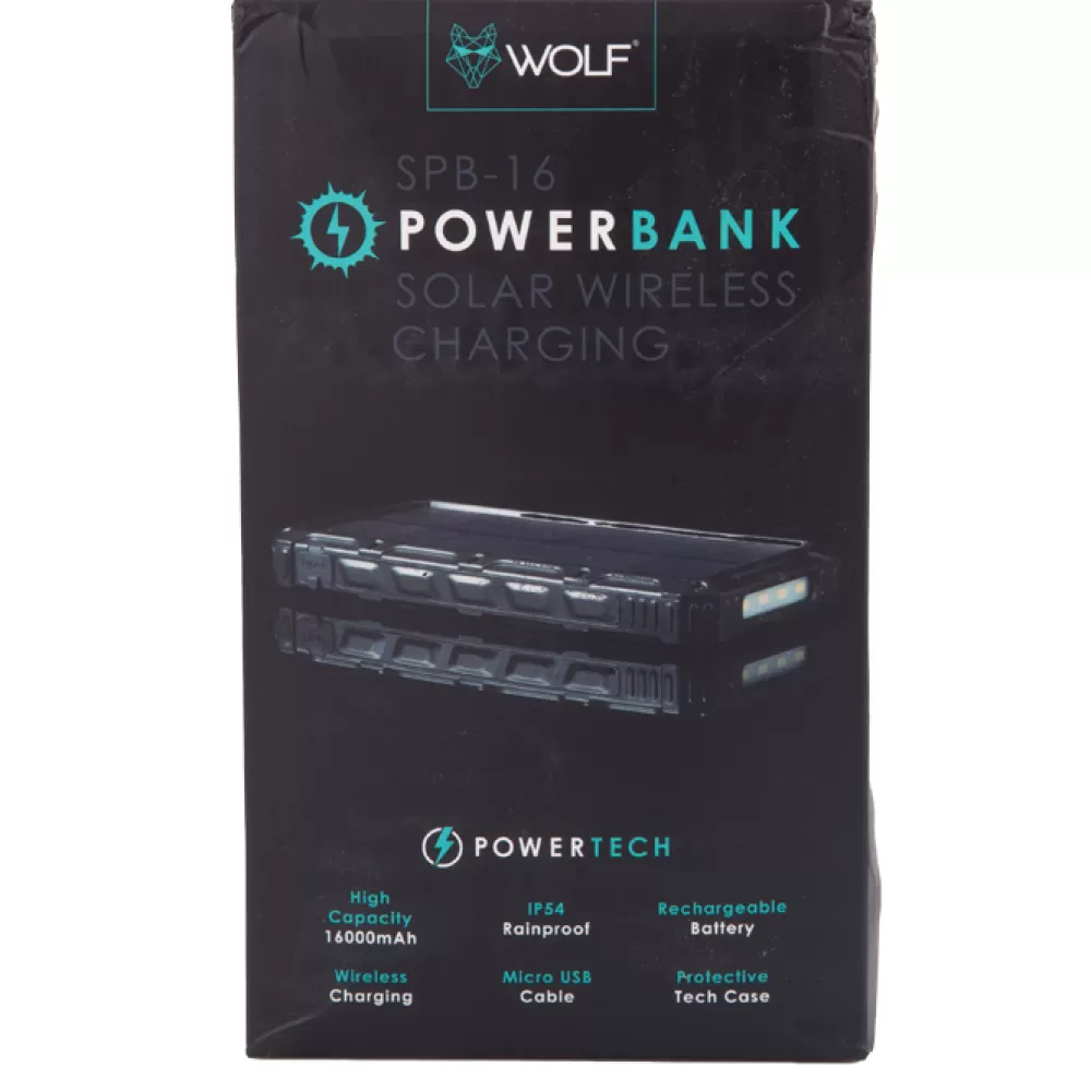 Wolf SPB 16 Solar Powerbank- Tech